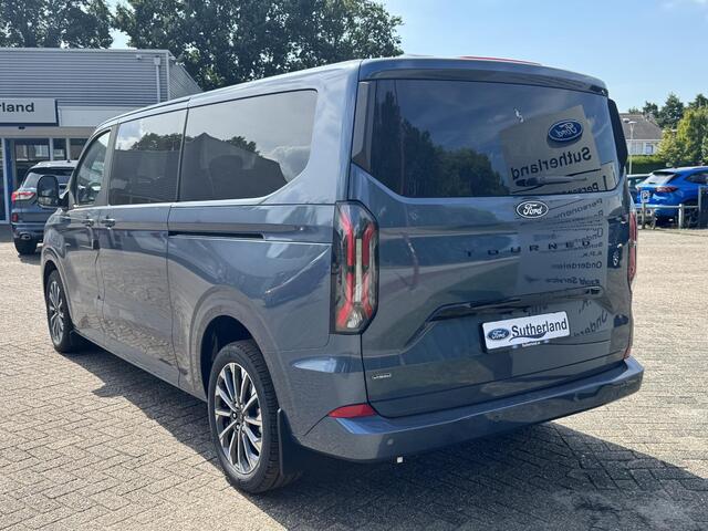 Ford TRANSIT CUSTOM Tourneo 340 2.5 PHEV L2H1 Titanium X | 233pk | Incl. BTW/BPM Rijklaar | Handsfree elektrische dubbele zijschuifdeuren | Inklapbare trekhaak | Tourneo Luxury Pack | Verwarmbaar stuurwiel