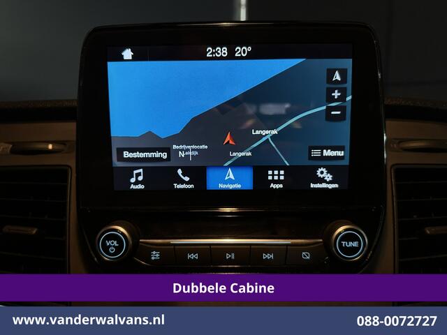 Ford TRANSIT CUSTOM 2.0 TDCI L2H1 Dubbele cabine Euro6 Airco | 6-Zits | Camera | Navigatie | Trekhaak LED, Cruiscontrol, Verwarmde Voorruit, Parkeersensoren, dakdragers