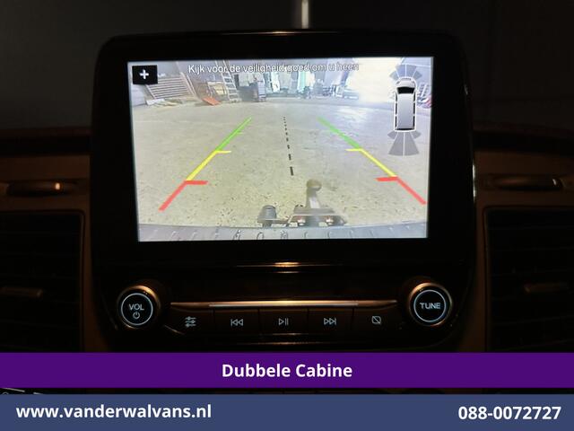 Ford TRANSIT CUSTOM 2.0 TDCI L2H1 Dubbele cabine Euro6 Airco | 6-Zits | Camera | Navigatie | Trekhaak LED, Cruiscontrol, Verwarmde Voorruit, Parkeersensoren, dakdragers