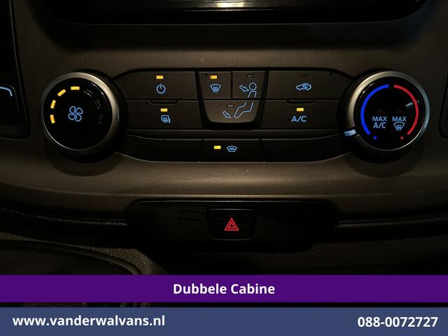 Ford TRANSIT CUSTOM 2.0 TDCI L2H1 Dubbele cabine Euro6 Airco | 6-Zits | Camera | Navigatie | Trekhaak LED, Cruiscontrol, Verwarmde Voorruit, Parkeersensoren, dakdragers