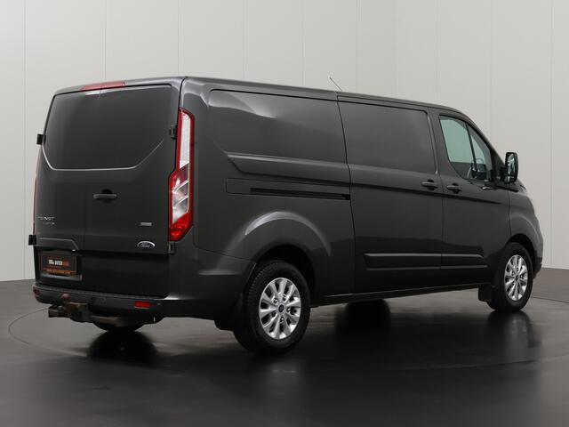 Ford TRANSIT CUSTOM 2.0TDCi 130PK Automaat Lang Limited | Navigatie | Camera | 3-Persoons | Trekhaak | Airco | Cruise | Betimmering