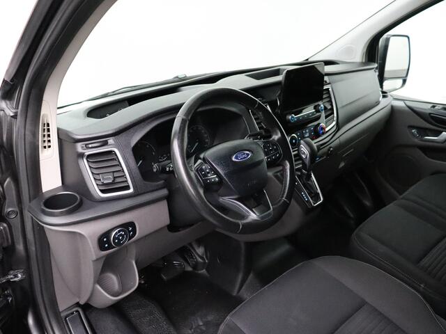 Ford TRANSIT CUSTOM 2.0TDCi 130PK Automaat Lang Limited | Navigatie | Camera | 3-Persoons | Trekhaak | Airco | Cruise | Betimmering