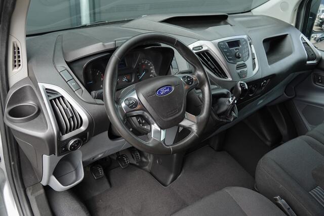 Ford TRANSIT CUSTOM L1H1 2.0Tdci 130Pk | Stoel-Bank | Trend | Trekhaak | 16'' | Moondust Zilver