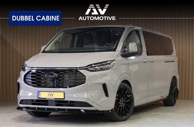 Ford TRANSIT CUSTOM 320 2.0 TDCI 170PK L2H1 DC LIMITED | BPM VRIJ | L+R Schuifdeur | ACC | Blind Spot | Navigatie | Camera | CarPlay | Lane Assist | Stoelverwarming | Raptor Edition | Trekhaak | Glaslook panelen | 6-Zitter | Dubbel Cabine | MODELJAAR 2025 | Verlengde fabriek