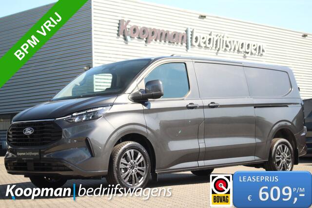 Ford TRANSIT CUSTOM 320 2.0TDCI 150pk L2H1 Limited | L+R Zijdeur | LED | Sync 4 13" | Keyless | Camera | LMV | Lease 609,- p/m