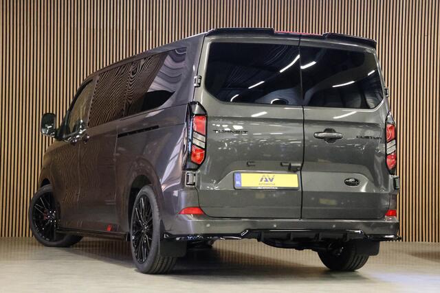Ford TRANSIT CUSTOM 320 2.0 TDCI 150 PK L2H1 DC LIMITED | L+R Schuifdeur | Dubbel Cabine | ACC | Blind Spot | Navigatie | Camera | CarPlay | Lane Assist | Raptor Edition | Trekhaak | Glaslook panelen | 6-Zitter | Verlengde fabrieksgarantie tot 09-2029