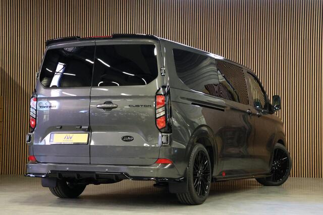 Ford TRANSIT CUSTOM 320 2.0 TDCI 150 PK L2H1 DC LIMITED | L+R Schuifdeur | Dubbel Cabine | ACC | Blind Spot | Navigatie | Camera | CarPlay | Lane Assist | Raptor Edition | Trekhaak | Glaslook panelen | 6-Zitter | Verlengde fabrieksgarantie tot 09-2029