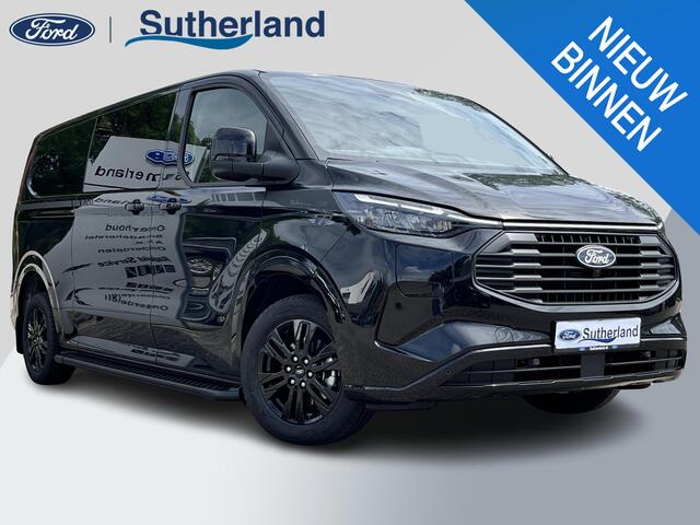 Ford TRANSIT CUSTOM 320 2.5 PHEV L2H1 Black Platinum DC | SCI | 233pk | Netto bijtelling 2025 vanaf 461,- per maand! | Driver Assistance Pack Ultimate | Dubbele Zijschuifdeuren | Ford Voorraad