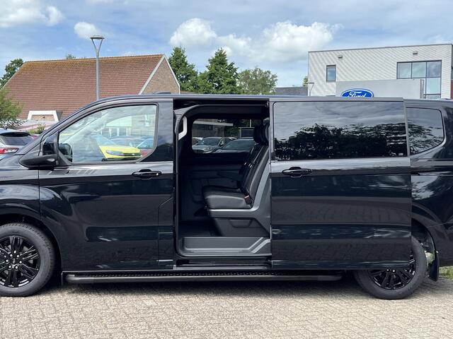 Ford TRANSIT CUSTOM 320 2.5 PHEV L2H1 Black Platinum DC | SCI | 233pk | Netto bijtelling 2025 vanaf 461,- per maand! | Driver Assistance Pack Ultimate | Dubbele Zijschuifdeuren | Ford Voorraad