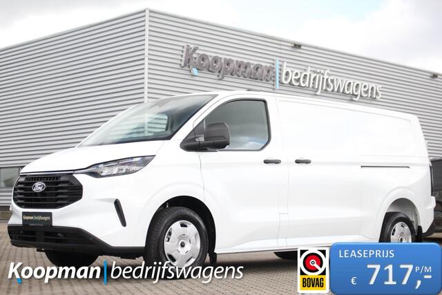 Ford TRANSIT CUSTOM 300 2.0TDCI 170pk L2H1 Trend | Automaat | L+R Zijdeur | Adapt. cruise | LED | Sync 4 13" | Keyless | Camera | Driver assist pack | Lease 717,- p/m