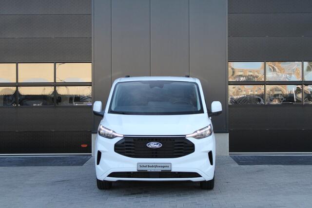 Ford TRANSIT CUSTOM 320 2.0 TDCI L2H1 Limited DC 170pk - 5 Zits - Adaptive Cruise - Navi - 2x Schuifdeur - Verwarmd stuur - 70l tank - 17" LM velgen - Rijklaar