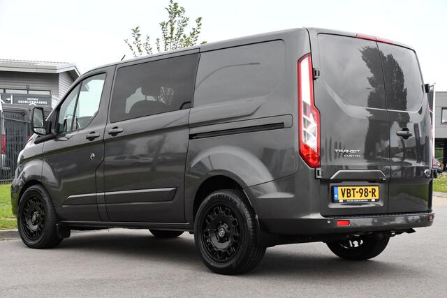 Ford TRANSIT CUSTOM 300 2.0 TDCI L1H1 DC Limited Raptor Edition Camera, Cruise, 130pk. Automaat, 2 x schuifdeur, Multimedia, Sensoren, Afneembare trekhaak, Uniek!