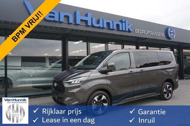 Ford TRANSIT CUSTOM 320S 170PK DC Sport AUT BPM VRIJ!! Navi, ACC, Trekhaak, 360° Cam, 17" LM, 2x Schuifdeur!! NR. A296