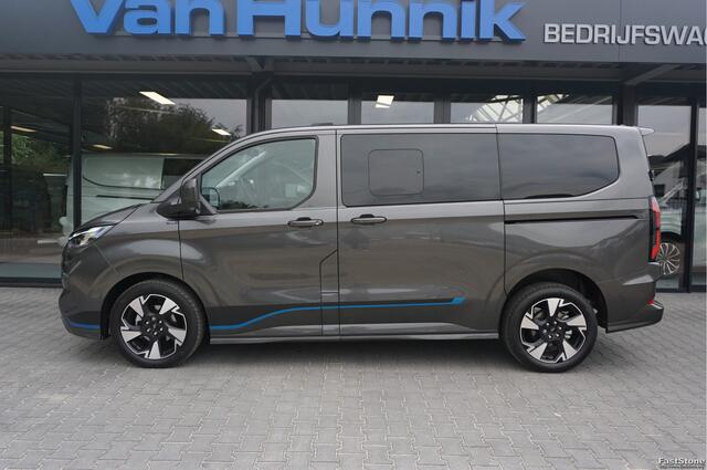 Ford TRANSIT CUSTOM 320S 170PK DC Sport AUT BPM VRIJ!! Navi, ACC, Trekhaak, 360° Cam, 17" LM, 2x Schuifdeur!! NR. A296