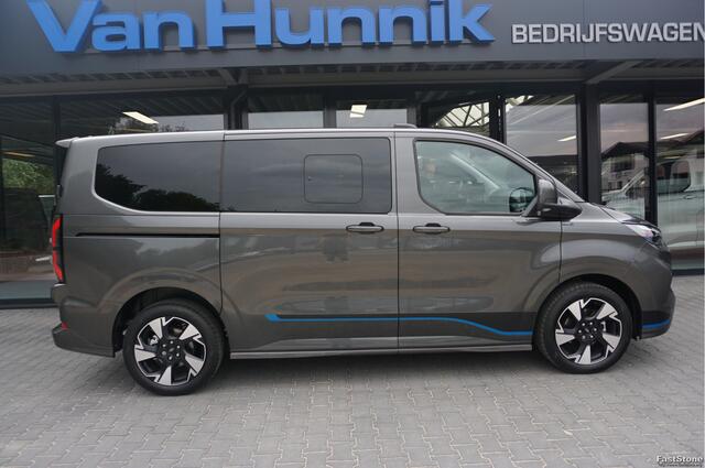 Ford TRANSIT CUSTOM 320S 170PK DC Sport AUT BPM VRIJ!! Navi, ACC, Trekhaak, 360° Cam, 17" LM, 2x Schuifdeur!! NR. A296
