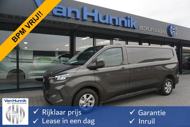 Ford TRANSIT CUSTOM 300L 136PK Limited AUT BPM VRIJ!! Navi, Cam, Adap. Cruise, 16" LM!! NR. A24