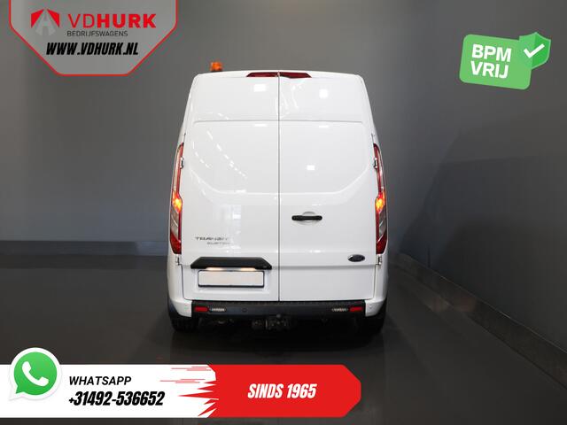 Ford TRANSIT CUSTOM 2.0 TDCI 130 pk L2H2 Trend MHEV BPM VRIJ! Sortimo/ Inrichting/ Standkachel/ Stoelverw./ Omvormer/ Carplay/ Camera/ Cruise/ Trekhaak/ Airco