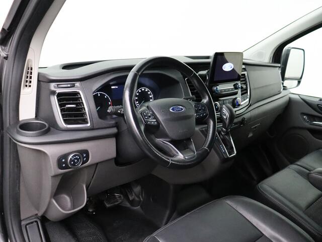 Ford TRANSIT CUSTOM 2.0TDCi Automaat Lang Sport | Leder | Navigatie | Camera | 3-Persoons | Airco | Cruise