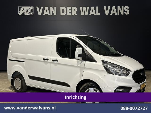 Ford TRANSIT CUSTOM 2.0 TDCI L1H1 Inrichting Euro6 Airco | Camera | LED | Apple Carplay | Android Auto | Cruisecontrol 2500kg trekhaak, Verwarmde voorruit, Parkeersensoren, Bijrijdersbank