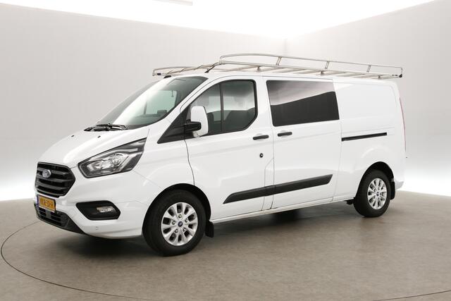 Ford TRANSIT CUSTOM 340 2.0 TDCI L2H1 | DC | Automaat | Airco | Cruise | Camera | 2xSchuifdeur | Carplay | Trekh. Imperiaal | Parkeersens.