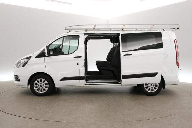 Ford TRANSIT CUSTOM 340 2.0 TDCI L2H1 | DC | Automaat | Airco | Cruise | Camera | 2xSchuifdeur | Carplay | Trekh. Imperiaal | Parkeersens.