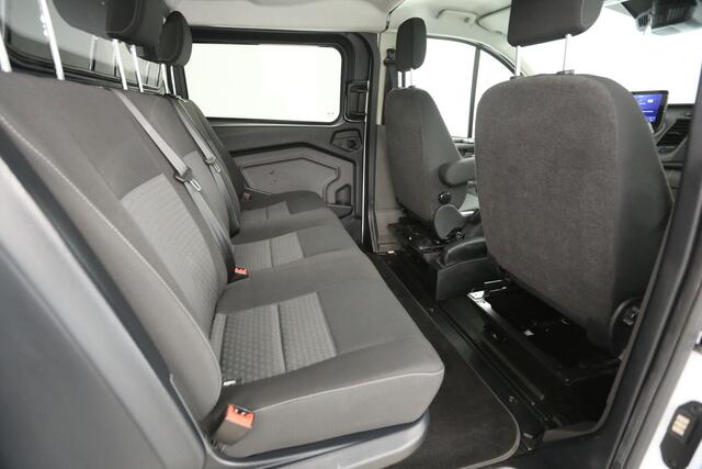 Ford TRANSIT CUSTOM 340 2.0 TDCI L2H1 | DC | Automaat | Airco | Cruise | Camera | 2xSchuifdeur | Carplay | Trekh. Imperiaal | Parkeersens.