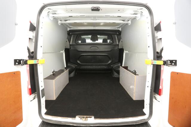 Ford TRANSIT CUSTOM 340 2.0 TDCI L2H1 | DC | Automaat | Airco | Cruise | Camera | 2xSchuifdeur | Carplay | Trekh. Imperiaal | Parkeersens.