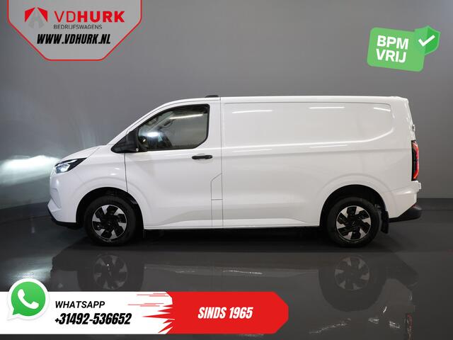 Ford TRANSIT CUSTOM E-Transit 320 Trend 65 kWh 328 km WLTP LED/ Snellader/ Standkachel/ Stoelverw./ Carplay/ Climate/ Camera/ PDC/ Cruise