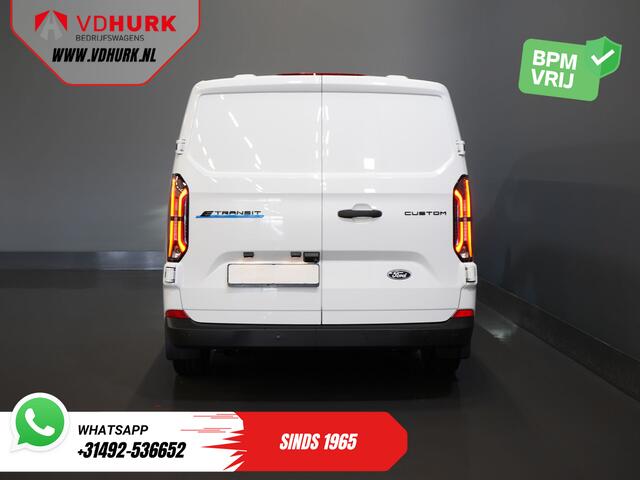 Ford TRANSIT CUSTOM E-Transit 320 Trend 65 kWh 328 km WLTP LED/ Snellader/ Standkachel/ Stoelverw./ Carplay/ Climate/ Camera/ PDC/ Cruise