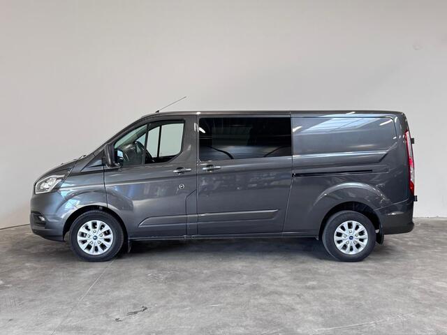 Ford TRANSIT CUSTOM 300 2.0 TDCI L2H1 Limited Dubbele Cabine Navigatie Airco 2 Schuifdeuren Trekhaak Parkeersensoren Carplay DAB