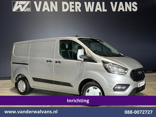 Ford TRANSIT CUSTOM 2.0 TDCI 131pk L1H1 Inrichting Euro6 Airco | Camera | Navigatie | Android Auto | LED | Cruisecontrol Stoelverwarming, Verwarmde voorruit, Parkeersensoren, Bijrijdersbank