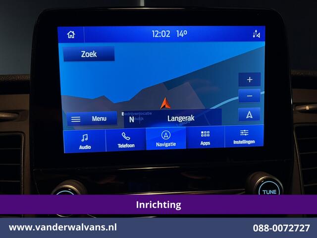 Ford TRANSIT CUSTOM 2.0 TDCI 131pk L1H1 Inrichting Euro6 Airco | Camera | Navigatie | Android Auto | LED | Cruisecontrol Stoelverwarming, Verwarmde voorruit, Parkeersensoren, Bijrijdersbank