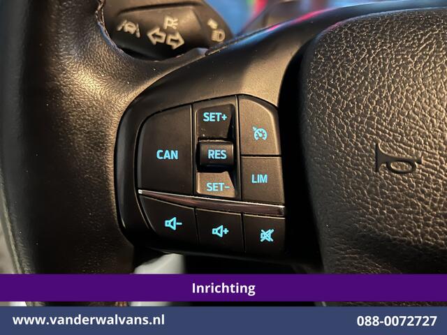 Ford TRANSIT CUSTOM 2.0 TDCI 131pk L1H1 Inrichting Euro6 Airco | Camera | Navigatie | Android Auto | LED | Cruisecontrol Stoelverwarming, Verwarmde voorruit, Parkeersensoren, Bijrijdersbank