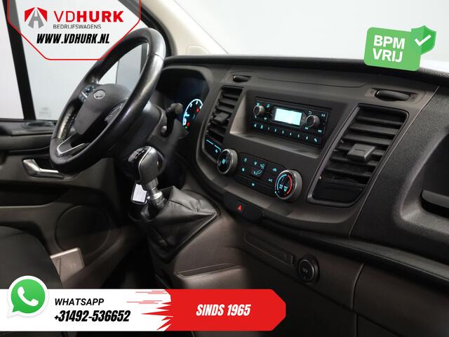Ford TRANSIT CUSTOM 340 2.0 TDCI 130 pk L2 Dubbel Cabine DC BPM VRIJ! 6 Pers./ 2.8t Trekverm./ PDC/ Cruise/ Trekhaak/ Airco