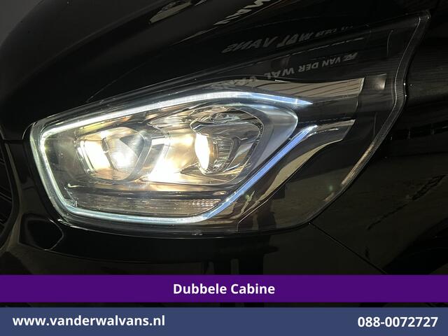 Ford TRANSIT CUSTOM 2.0 TDCI 130pk L2H1 Dubbele Cabine Euro6 Airco | 5-Zits | Camera | 2x zijdeur | Apple Carplay Cruisecontrol, LED, LM velgen, Stoelverwarming, Verwarmde voorruit, Parkeersensoren, Sidebars