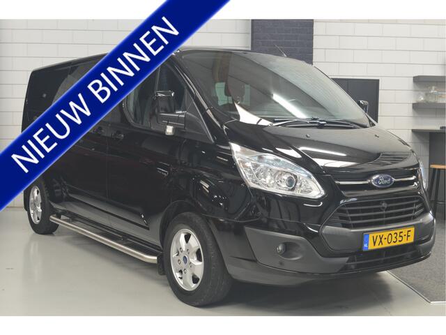 Ford TRANSIT CUSTOM 290 2.2 TDCI L2H1 Limited DUBBELE CABINE // AIRCO // CRUISE // NAVI // TREKHAAK // 2x SCHUIFDEUR // STOELVERWARMING //