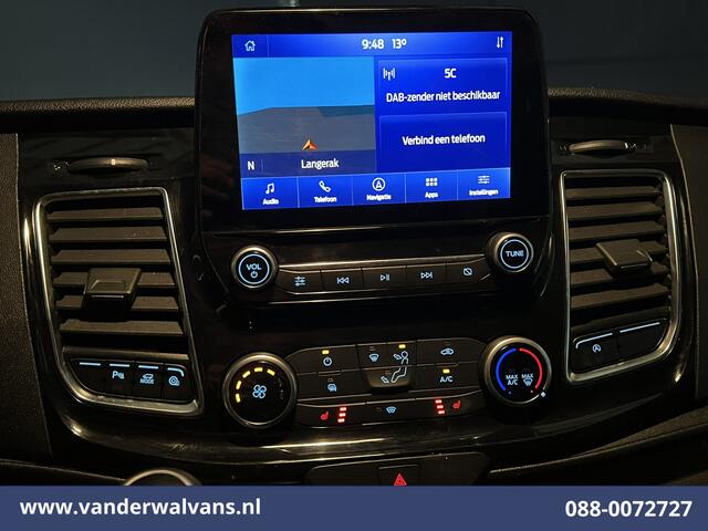 Ford TRANSIT CUSTOM 2.0 TDCI 170pk L2H1 Euro6 Airco | 2x zijdeur | Camera | Navigatie | Apple Carplay | LED | 2800kg Trekhaak Cruisecontrol, Stoelverwarming, Verwarmde voorruit, Parkeersensoren, Bijrijdersbank