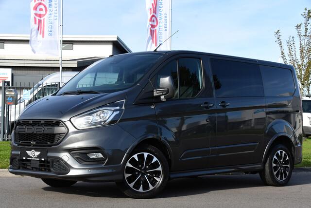Ford TRANSIT CUSTOM 2.0 TDCI L1H1 Sport DC Camera, Cruise, Carplay, 170pk, Automaat, Leder, Trekhaak, Stoelverwarming, NAVI, Uniek!