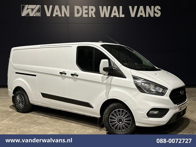 Ford TRANSIT CUSTOM 2.0 TDCI 131pk L2H1 Euro6 Airco | LED | Apple Carplay | Cruisecontrol | 2800kg Trekhaak Parkeersensoren, Stoelverwarming, Verwarmde voorruit, Bijrijdersbank