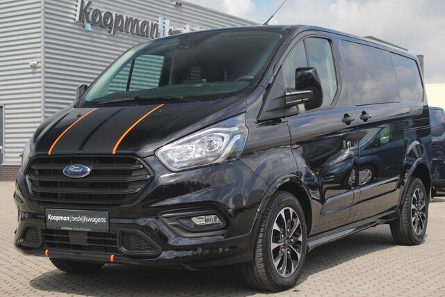Ford TRANSIT CUSTOM 320 2.0TDCI 170pk L1H1 Sport DC | Automaat | L+R Zijdeur | Airco | Cruise | Camera | Navi | Lease 788,- p/m