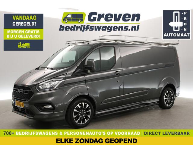 Ford TRANSIT CUSTOM 310 2.0 TDCI L2H1 170PK Sport | Automaat | Airco | Cruise | Camera | 3-Zits | Trekh. | Navi | Carplay | Imperiaal