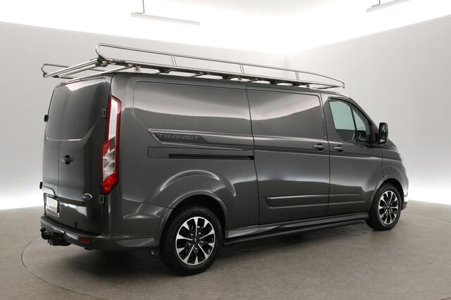 Ford TRANSIT CUSTOM 310 2.0 TDCI L2H1 170PK Sport | Automaat | Airco | Cruise | Camera | 3-Zits | Trekh. | Navi | Carplay | Imperiaal