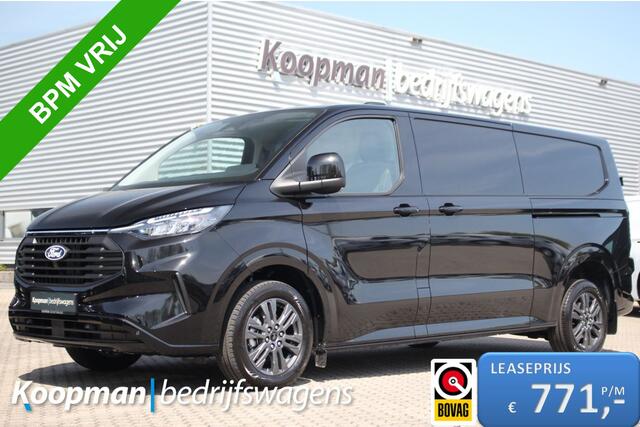 Ford TRANSIT CUSTOM 300 2.0TDCI 170pk L2H1 Limited | Automaat | L+R Zijdeur | Adaptive cruise | LED | BLIS | Sync 4 13" | Keyless | Camera | LMV | Lease 771,- p/m