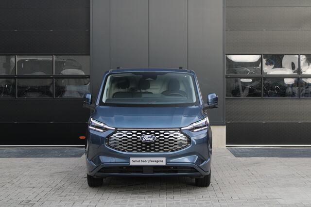 Ford TRANSIT CUSTOM E-Transit 340 L2H1 Limited 65 kWh 218pk - 2x Schuif - LED - 360 Camera - B&O - ACC - Navi - Stoel/Stuurverwarming - Rijklaar
