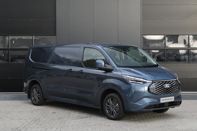 Ford TRANSIT CUSTOM E-Transit 340 L2H1 Limited 65 kWh 218pk - 2x Schuif - LED - 360 Camera - B&O - ACC - Navi - Stoel/Stuurverwarming - Rijklaar