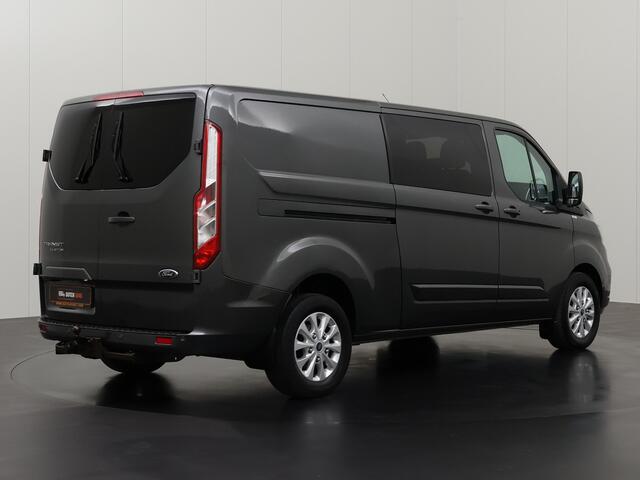 Ford TRANSIT CUSTOM 2.0TDCi 130PK Limited Dubbele Cabine | 2xSchuifdeur | Navigatie | Camera | Airco | Privacyglass | Trekhaak