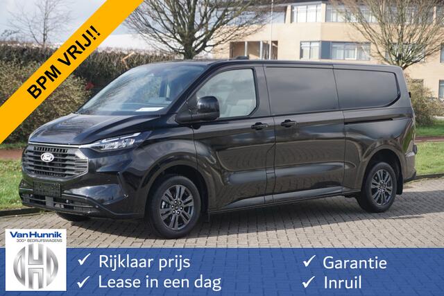 Ford TRANSIT CUSTOM 320L 170PK Aut. Limited BPM VRIJ!! 13" Navi, Adap. Cruise, Camera, 17" LM, LED, 2x Schuifdeur!! NR. 277