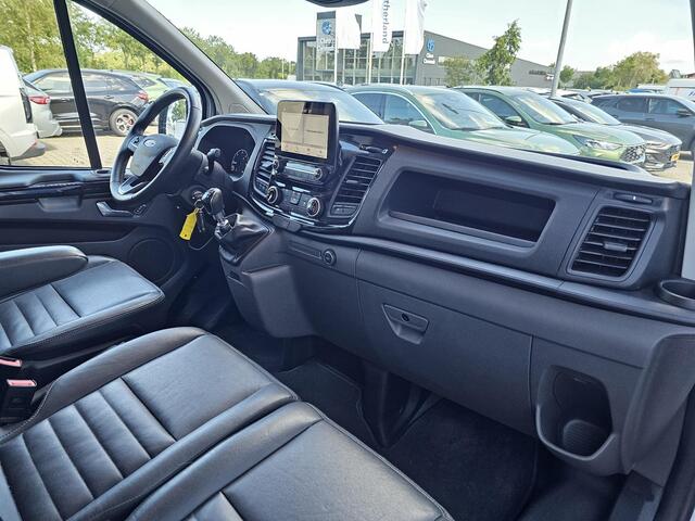 Ford TRANSIT CUSTOM 300 2.0 TDCI L2H1 Trail | Glasslook panelen | Raptor grille | Camera | Trekhaak | Leder | Voorruitverwarming | Airco | Cruise control etc.