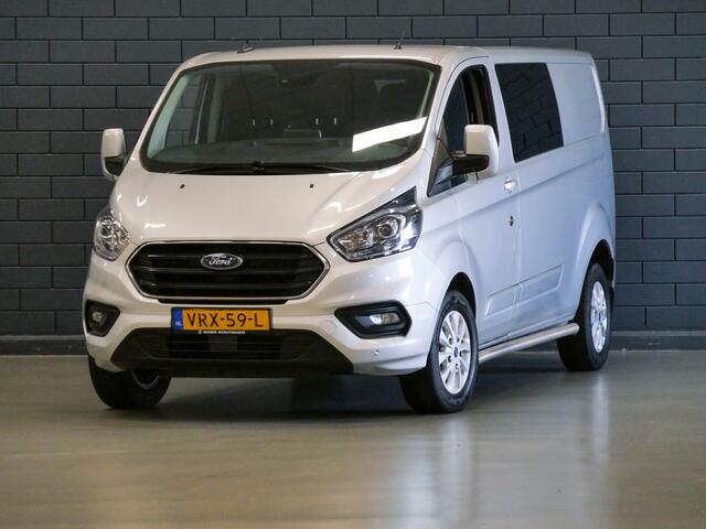Ford TRANSIT CUSTOM 300 2.0 TDCI L2H1 Limited Dubbele Cabine | TREKHAAK | WINTERPACK | CARPLAY | 6 PERS. | PDC |