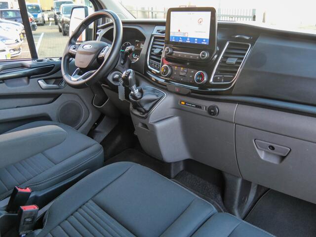 Ford TRANSIT CUSTOM 300 2.0 TDCI L2H1 Limited Dubbele Cabine | TREKHAAK | WINTERPACK | CARPLAY | 6 PERS. | PDC |